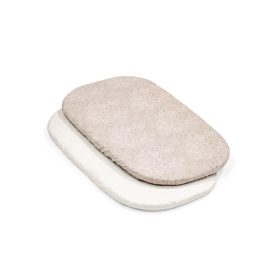 Stokke Snoozi Fitted Sheet - 2 Pack - Vanilla Dandelion-Sheets-Vanilla Dandelion- | Natural Baby Shower
