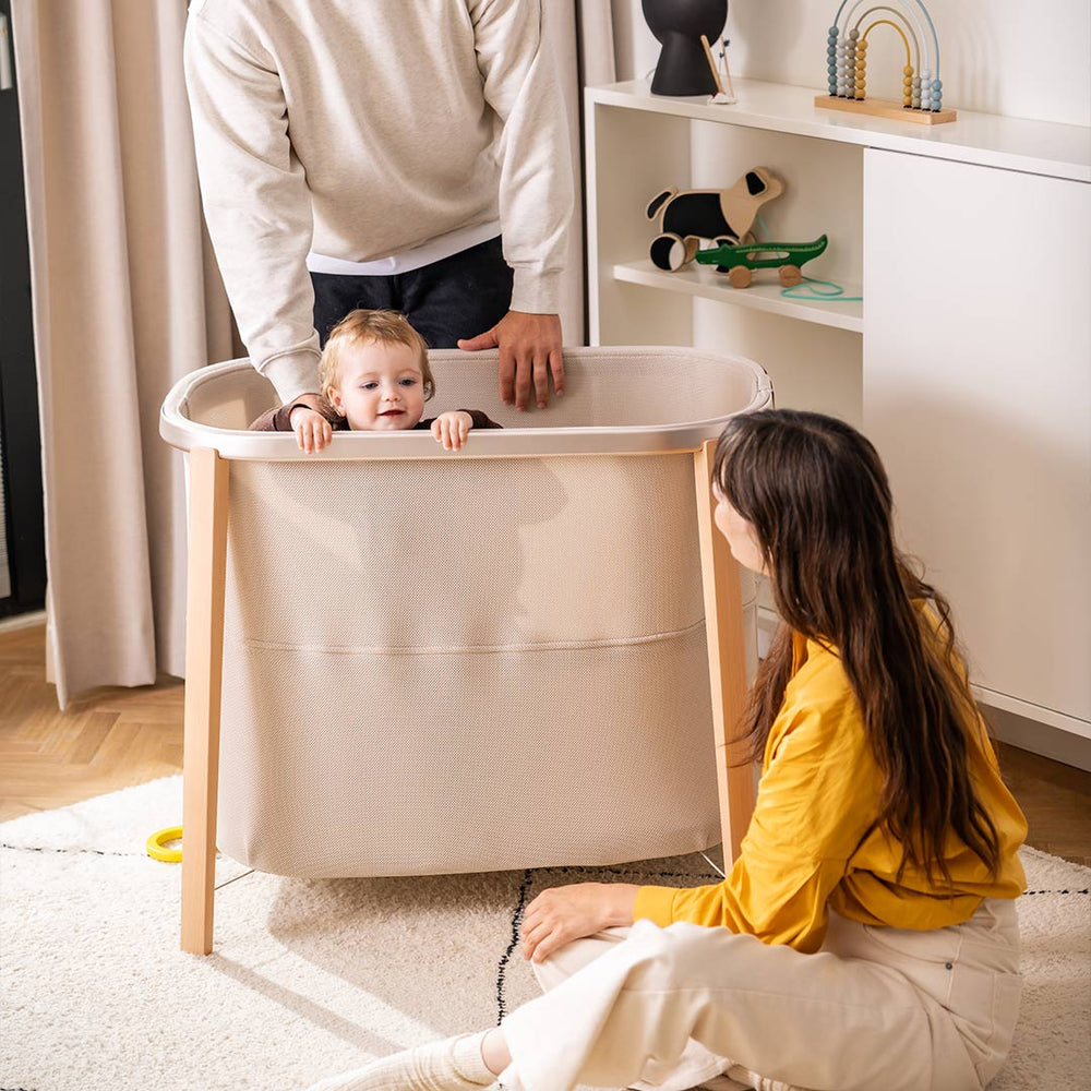 Stokke Snoozi Bassinet - Graphite Grey-Bedside Cribs-Graphite Grey-No Accessories | Natural Baby Shower