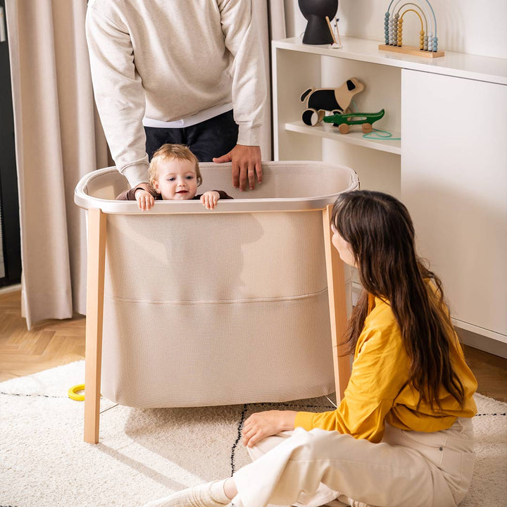 Stokke Snoozi Bassinet - Graphite Grey-Bedside Cribs-Graphite Grey-No Accessories | Natural Baby Shower