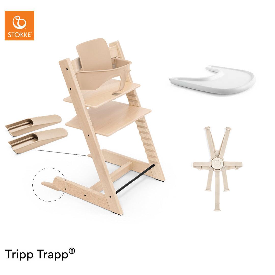 Stokke Tripp Trapp Accessories Bundle - Natural - 2024-Highchairs-Natural- | Natural Baby Shower