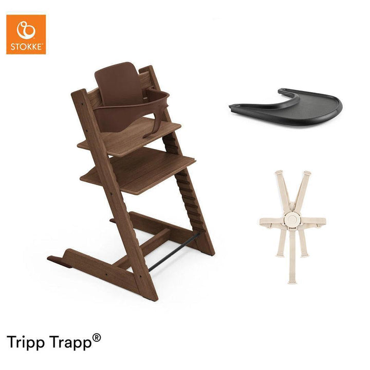 Stokke Tripp Trapp Accessories Bundle-Highchairs-Oak Warm Brown- | Natural Baby Shower