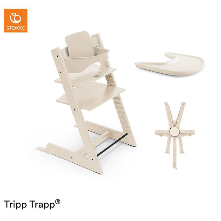 Stokke Tripp Trapp Accessories Bundle-Highchairs-Vanilla White- | Natural Baby Shower