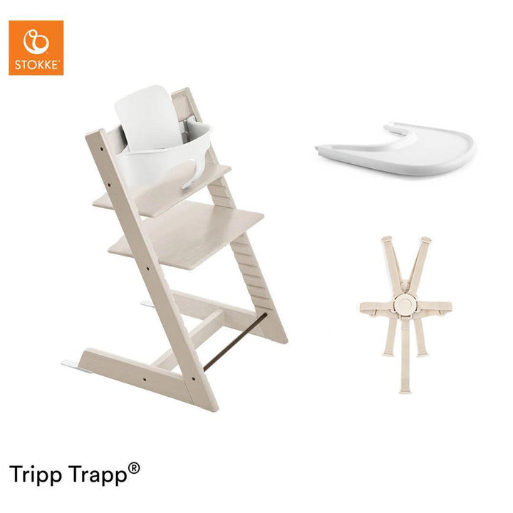 Stokke Tripp Trapp Accessories Bundle-Highchairs-Whitewash- | Natural Baby Shower