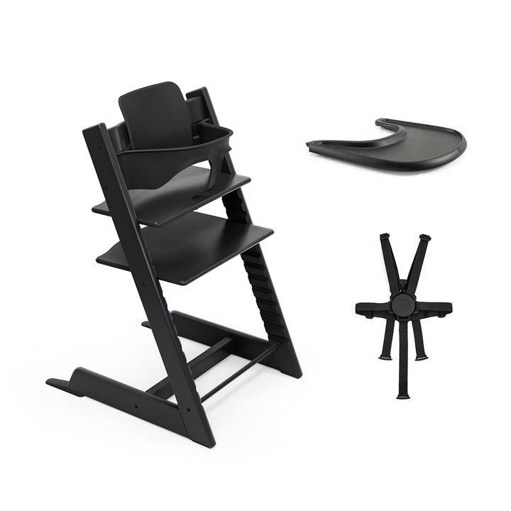 Stokke Tripp Trapp Accessories Bundle-Highchairs-Black- | Natural Baby Shower