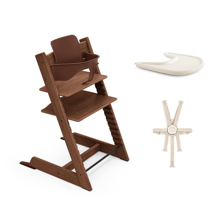 Stokke Tripp Trapp Accessories Bundle-Highchairs-Warm Oak Brown- | Natural Baby Shower