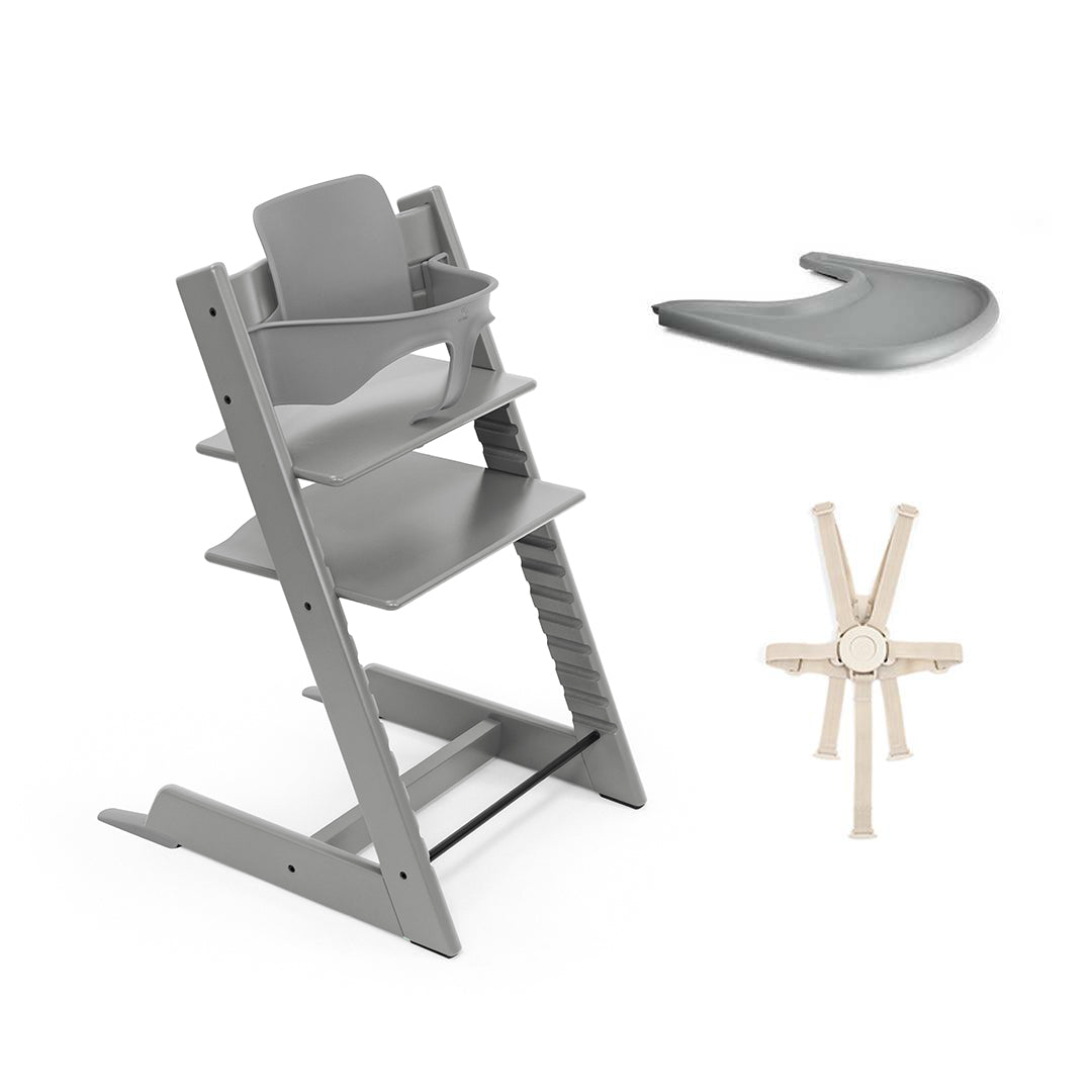 Stokke Tripp Trapp Accessories Bundle-Highchairs-Storm Grey- | Natural Baby Shower