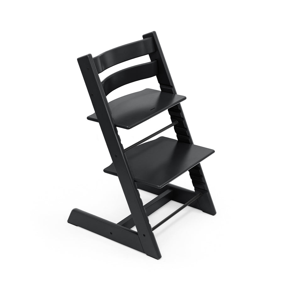 Stokke Tripp Trapp Highchair - Black-Highchairs-No Baby Set- | Natural Baby Shower