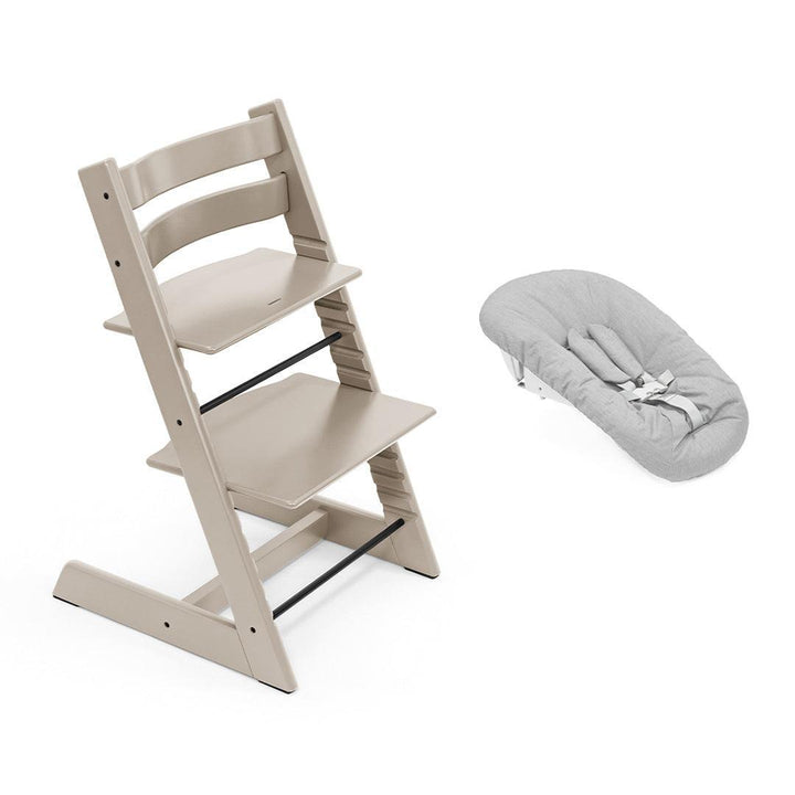 Stokke Tripp Trapp Highchair + Newborn Set-Highchairs-Cashmere Grey-Grey | Natural Baby Shower