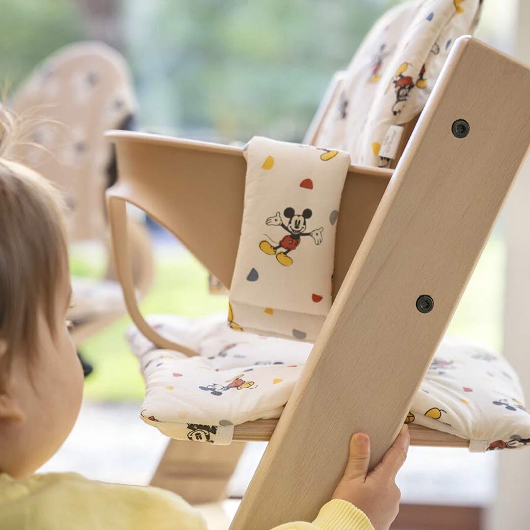 Stokke Tripp Trapp Classic Cushion - Mickey Celebration-Highchair Accessories-Mickey Celebration- | Natural Baby Shower