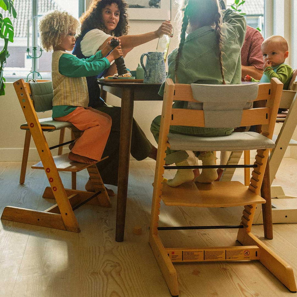 Stokke Tripp Trapp Classic Cushion - Nordic Grey-Highchair Accessories-Nordic Grey- | Natural Baby Shower