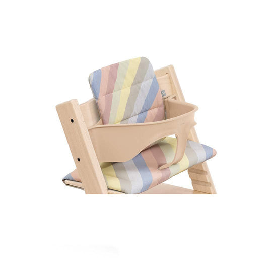 Stokke Tripp Trapp Cushion - Pastel Stripes-Highchair Accessories-Pastel Stripes- | Natural Baby Shower