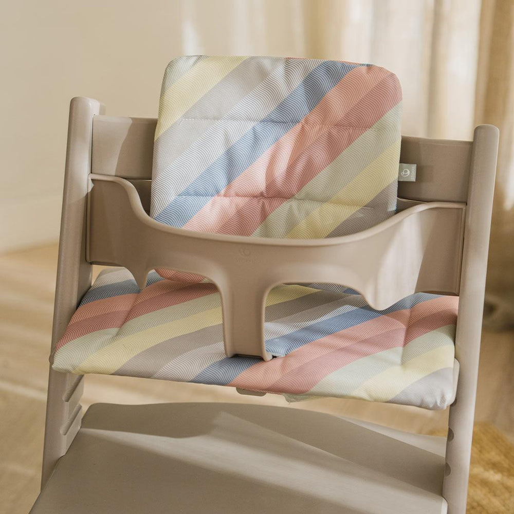 Stokke Tripp Trapp Cushion - Pastel Stripes-Highchair Accessories-Pastel Stripes- | Natural Baby Shower
