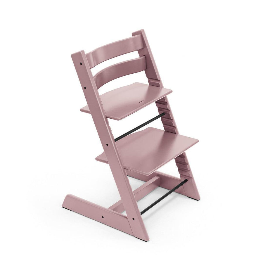 Stokke Tripp Trapp Highchair - Heather Mauve-Highchairs-No Baby Set- | Natural Baby Shower