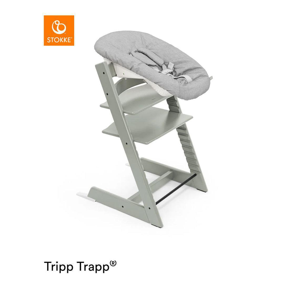 Stokke Tripp Trapp Highchair + Newborn Set-Highchairs-Glacier Green- | Natural Baby Shower