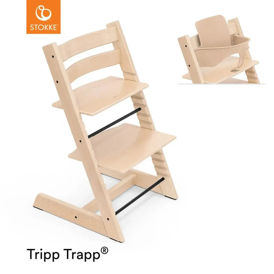 Stokke Tripp Trapp Highchair + Baby Set - Natural-Highchairs-Natural- | Natural Baby Shower