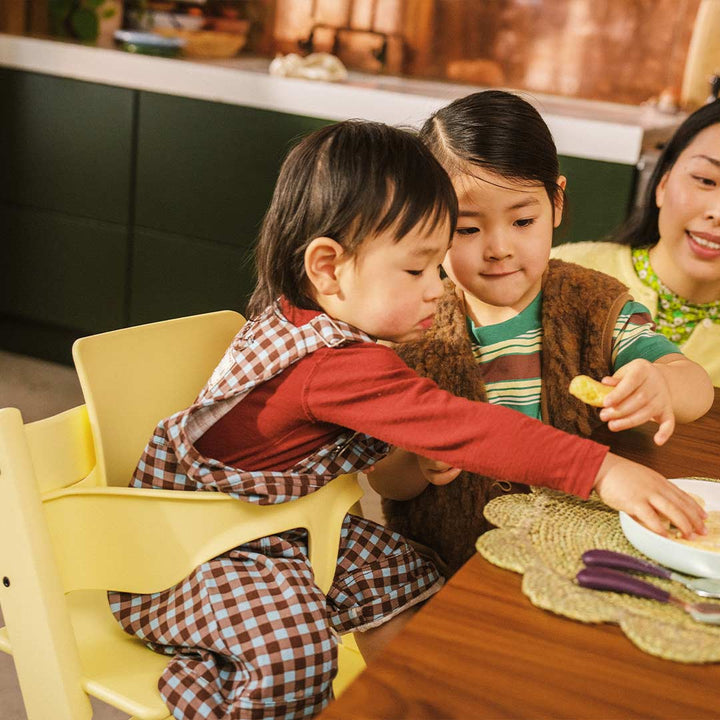 Stokke Tripp Trapp Highchair - Lemon Yellow-Highchairs-Lemon Yellow-Without Baby Set | Natural Baby Shower