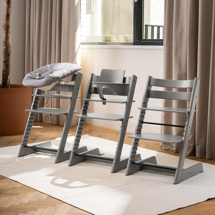 Stokke Tripp Trapp Highchair - Storm Grey-Highchairs-No Baby Set- | Natural Baby Shower