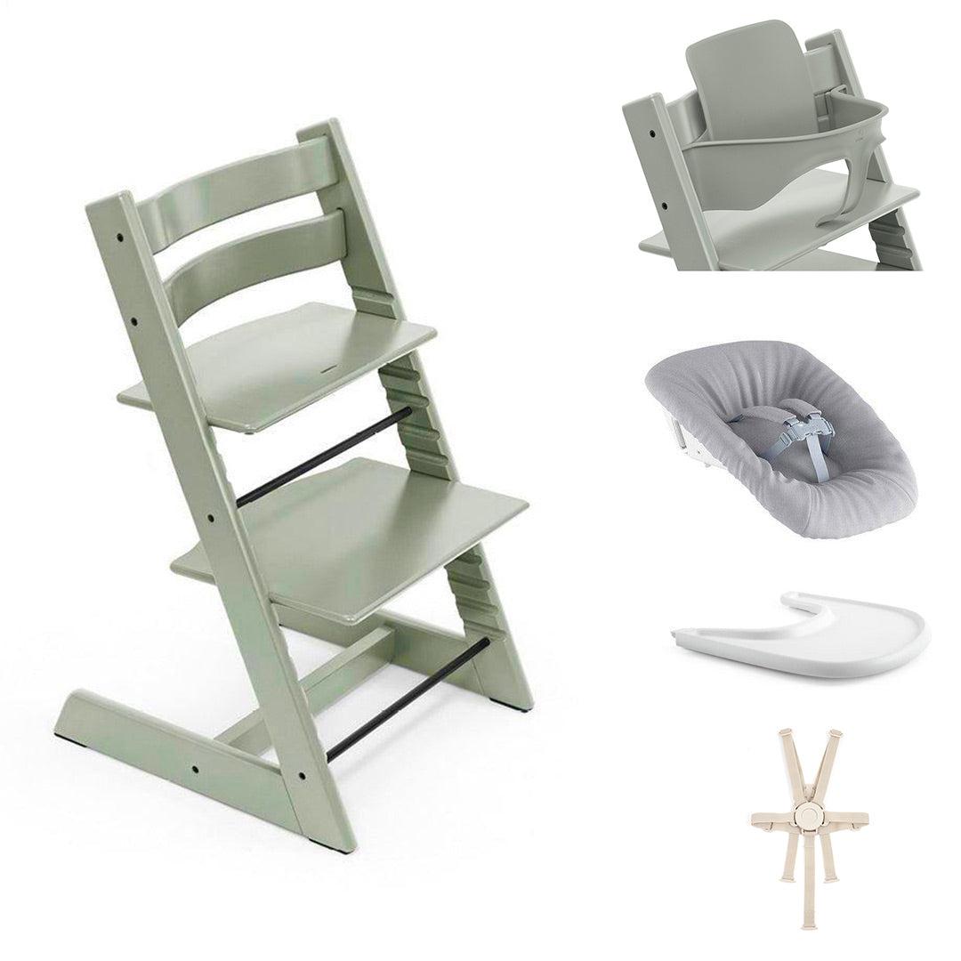 Stokke Tripp Trapp Highchair Ultimate Bundle - Glacier Green - 2024-Highchairs-Glacier Green- | Natural Baby Shower