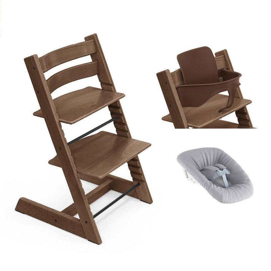 Stokke Tripp Trapp Highchair Newborn + Baby Set Bundle
