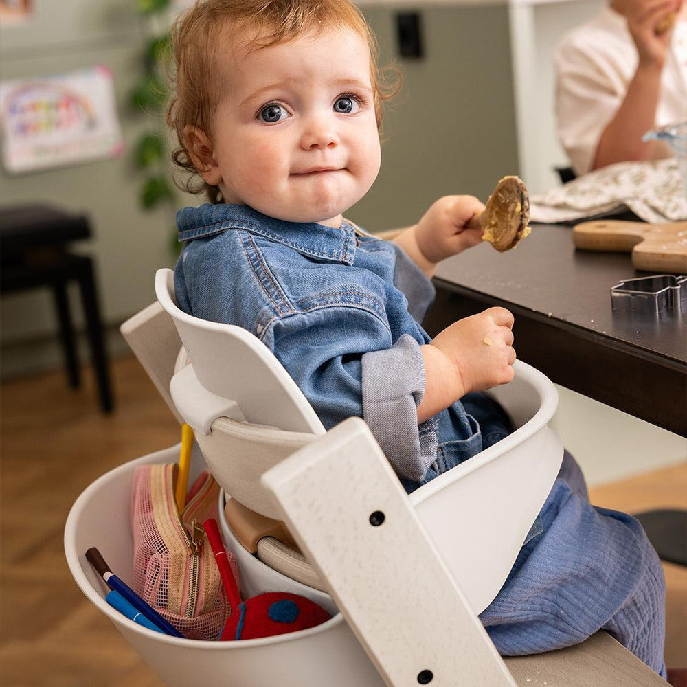 Stokke Tripp Trapp Highchair - Whitewash-Highchairs-No Baby Set- | Natural Baby Shower