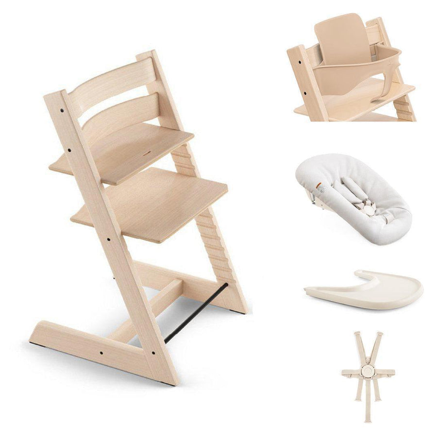Stokke Tripp Trapp Highchair Ultimate Bundle-Highchairs-Natural- | Natural Baby Shower