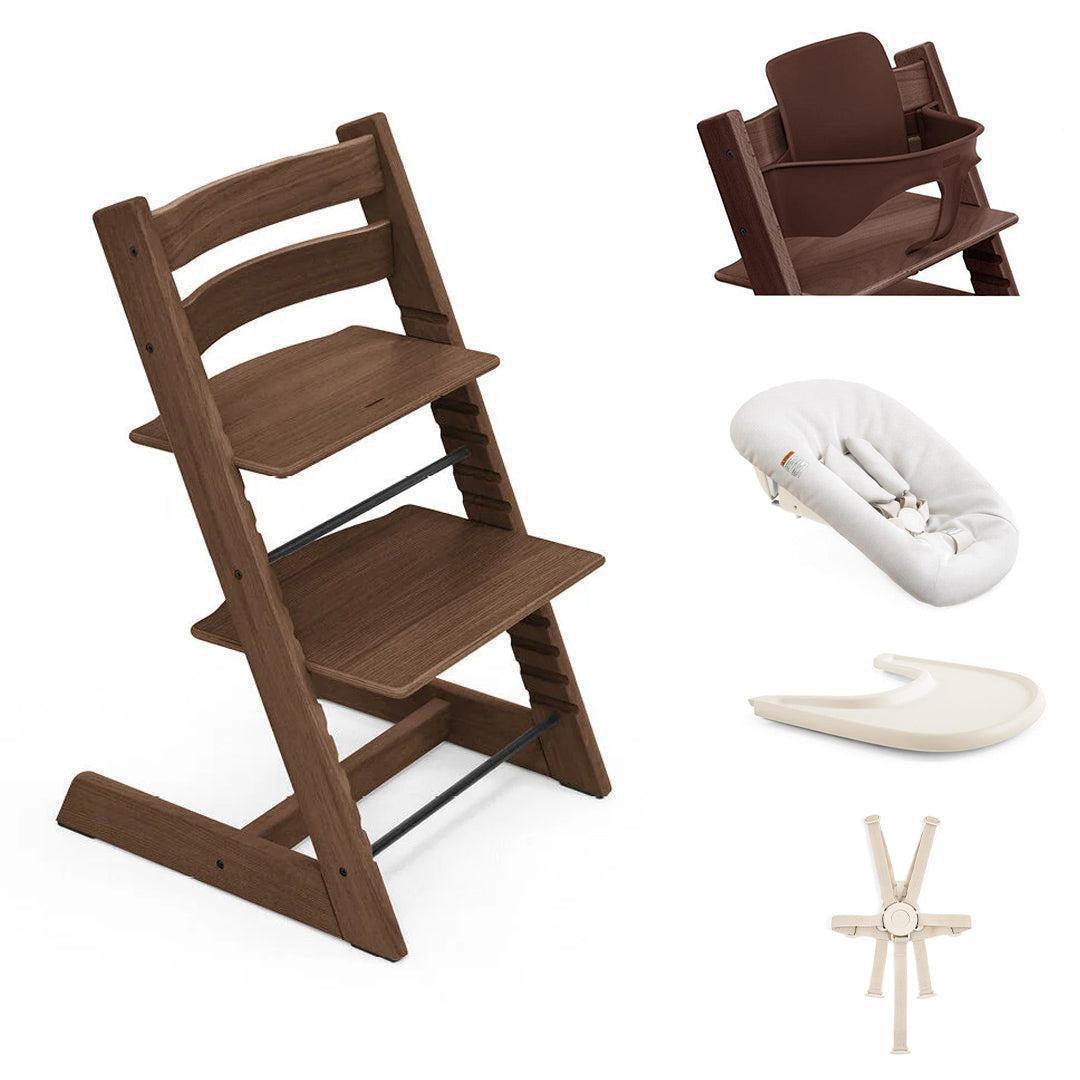 Stokke Tripp Trapp Highchair Ultimate Bundle-Highchairs-Black- | Natural Baby Shower