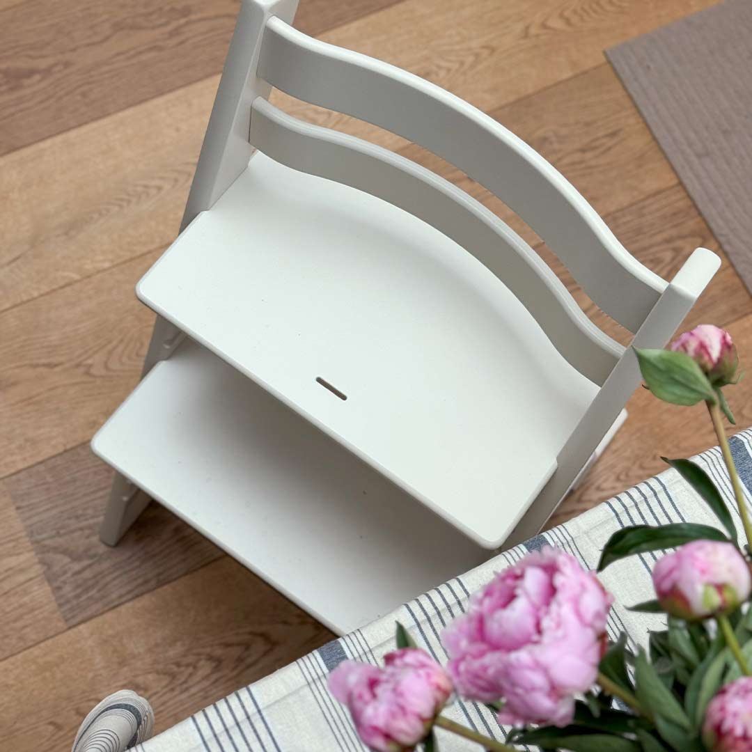 Stokke Tripp Trapp Highchair - Vanilla White-Highchairs-Vanilla White-None | Natural Baby Shower
