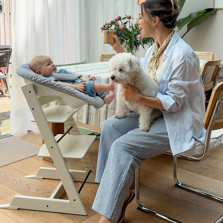 Stokke Tripp Trapp Highchair - Vanilla White-Highchairs-Vanilla White-None | Natural Baby Shower