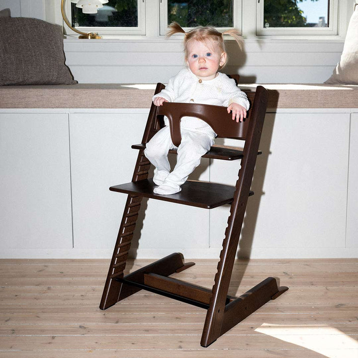 Stokke Tripp Trapp Highchair - Warm Brown-Highchairs-No Baby Set- | Natural Baby Shower