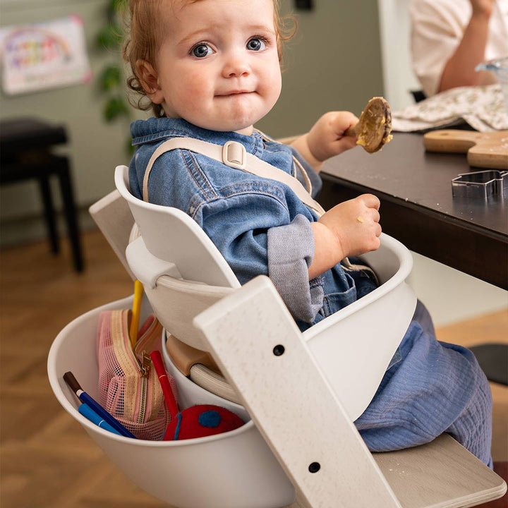 Stokke Tripp Trapp Storage - White-Highchair Accessories- | Natural Baby Shower