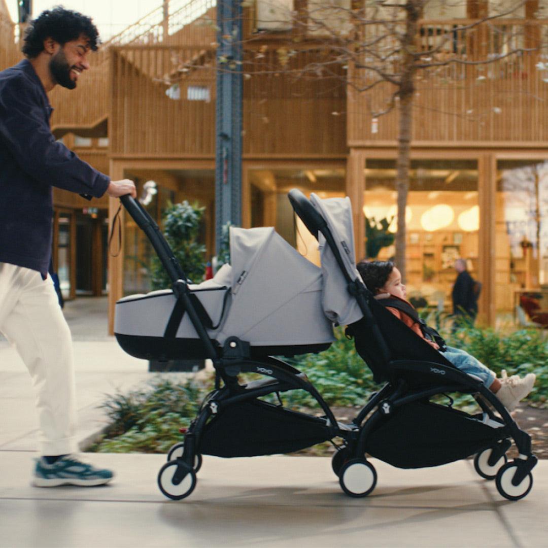 Stokke YOYO3 Stroller from 0 + for twins-Strollers-Black-Black | Natural Baby Shower