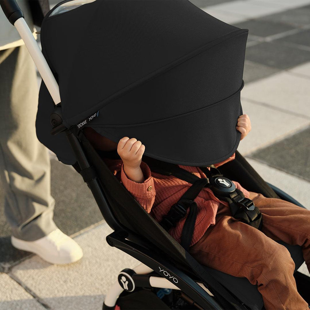 Stokke® YOYO® Stroller from 6 Months-Strollers-Black-Black | Natural Baby Shower