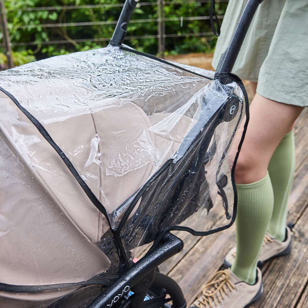 Stokke® YOYO5 Newborn Pack Rain Cover - Black-Raincovers- | Natural Baby Shower