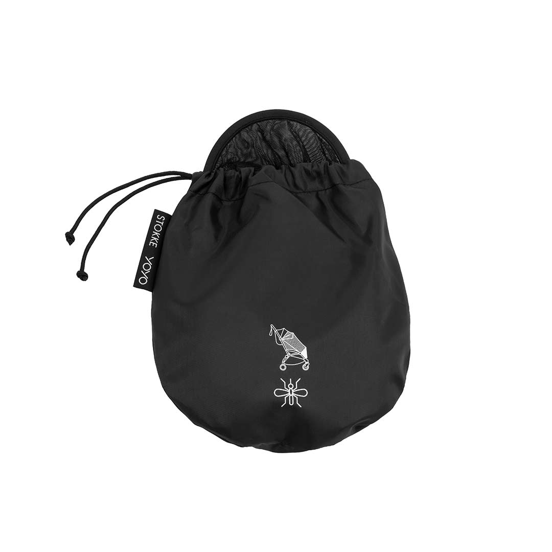 Stokke® YOYO5 Seat Pack Mesh Cover - Black-Stroller Accessories- | Natural Baby Shower