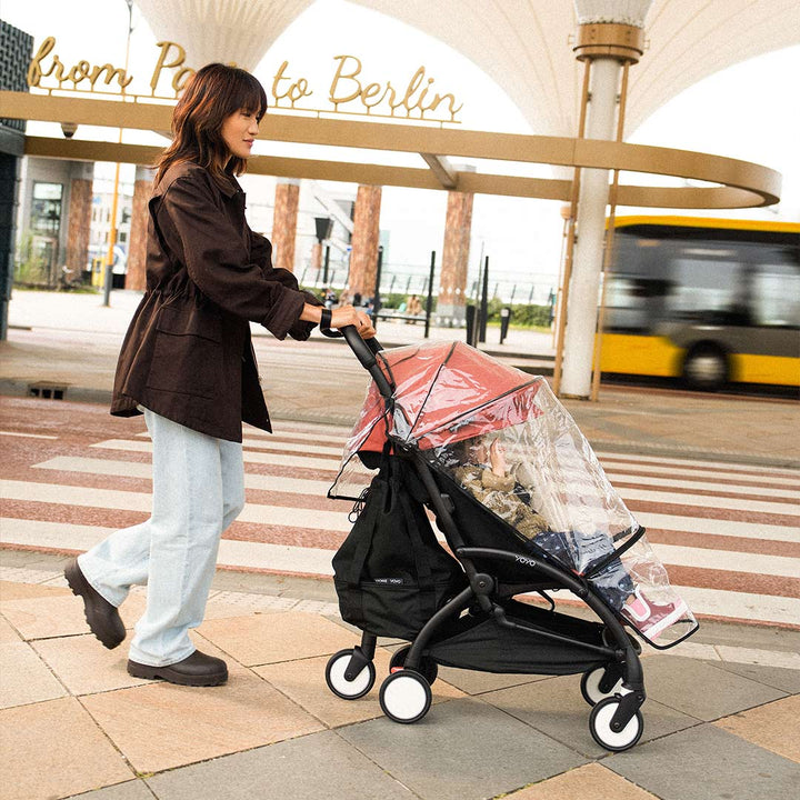 Stokke® YOYO5 Seat Pack Rain Cover - Black-Raincovers- | Natural Baby Shower
