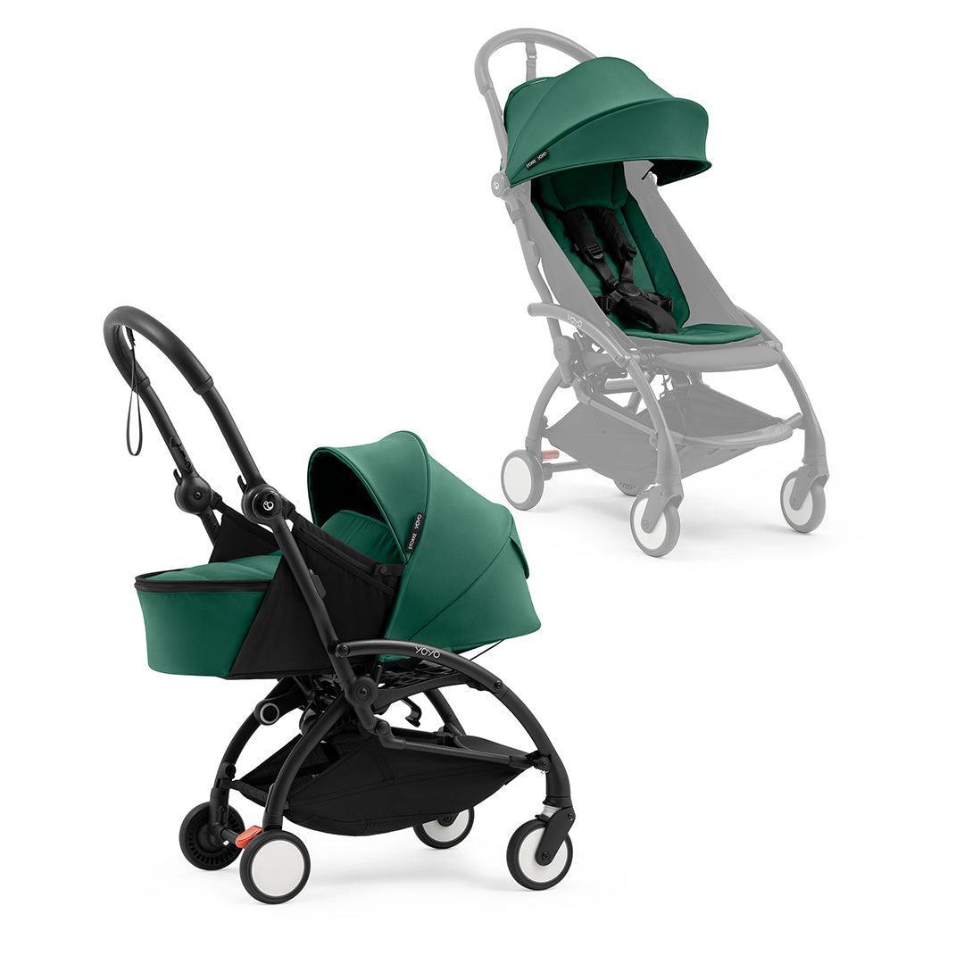 Stokke® YOYO5 Stroller with Newborn Pack Bundle-Strollers-Forest- | Natural Baby Shower
