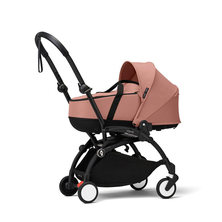 Stokke YOYO3 stroller with newborn shell-Stroller Bundles-Ginger-Black | Natural Baby Shower