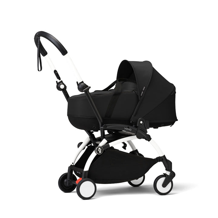 Stokke YOYO3 stroller with newborn shell-Stroller Bundles-Black-White | Natural Baby Shower