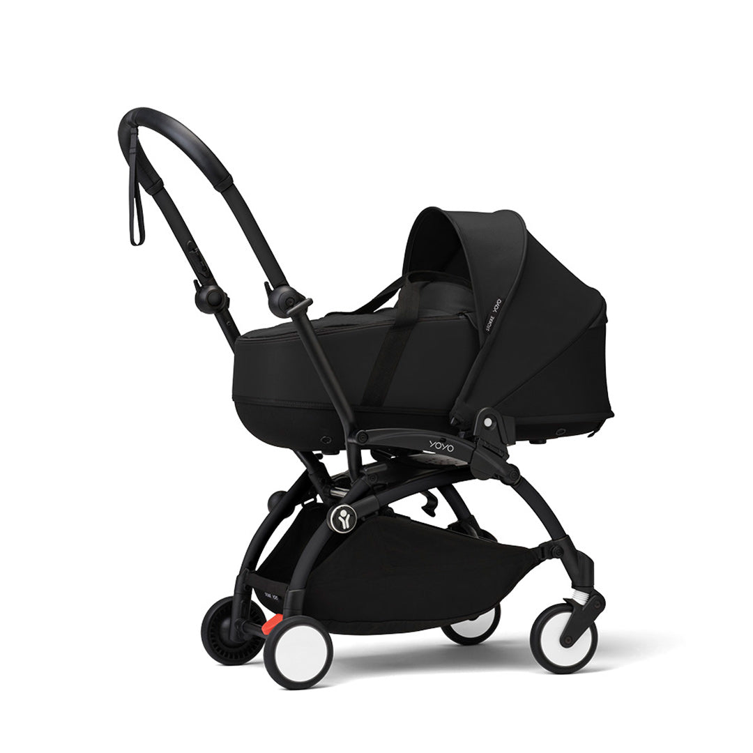 Stokke YOYO3 stroller with newborn shell-Stroller Bundles-Black-Black | Natural Baby Shower