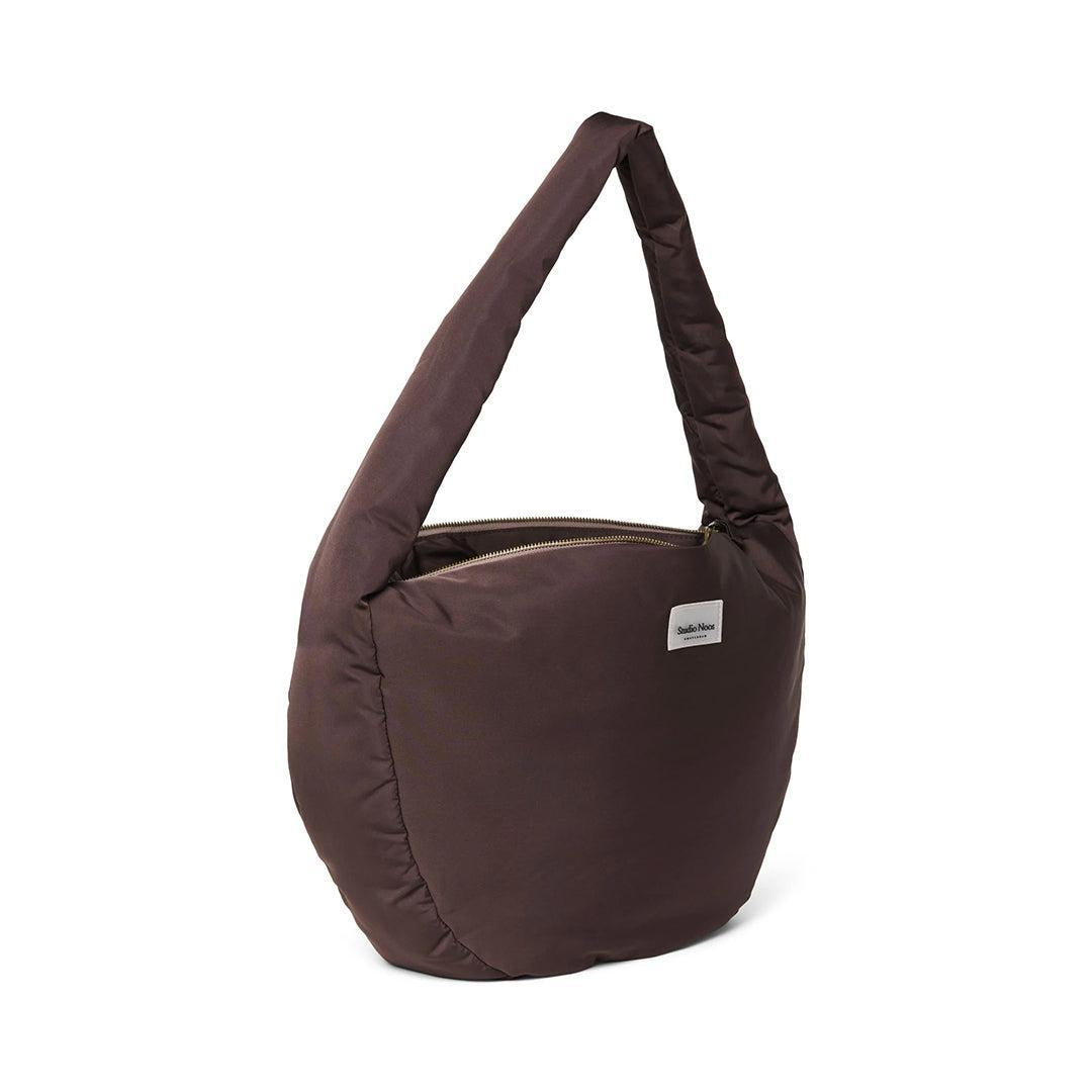 Studio Noos Brown Puffy Cross Body Bag - Brown-Mini Bags-Brown-34 x 48cm | Natural Baby Shower