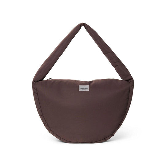 Studio Noos Brown Puffy Cross Body Bag - Brown-Mini Bags-Brown-34 x 48cm | Natural Baby Shower