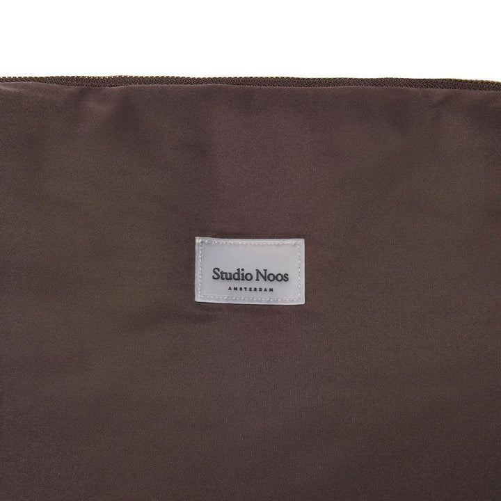 Studio Noos Brown Puffy Diaper Bag - Brown-Changing Bags-Brown-58cm X 42cm | Natural Baby Shower