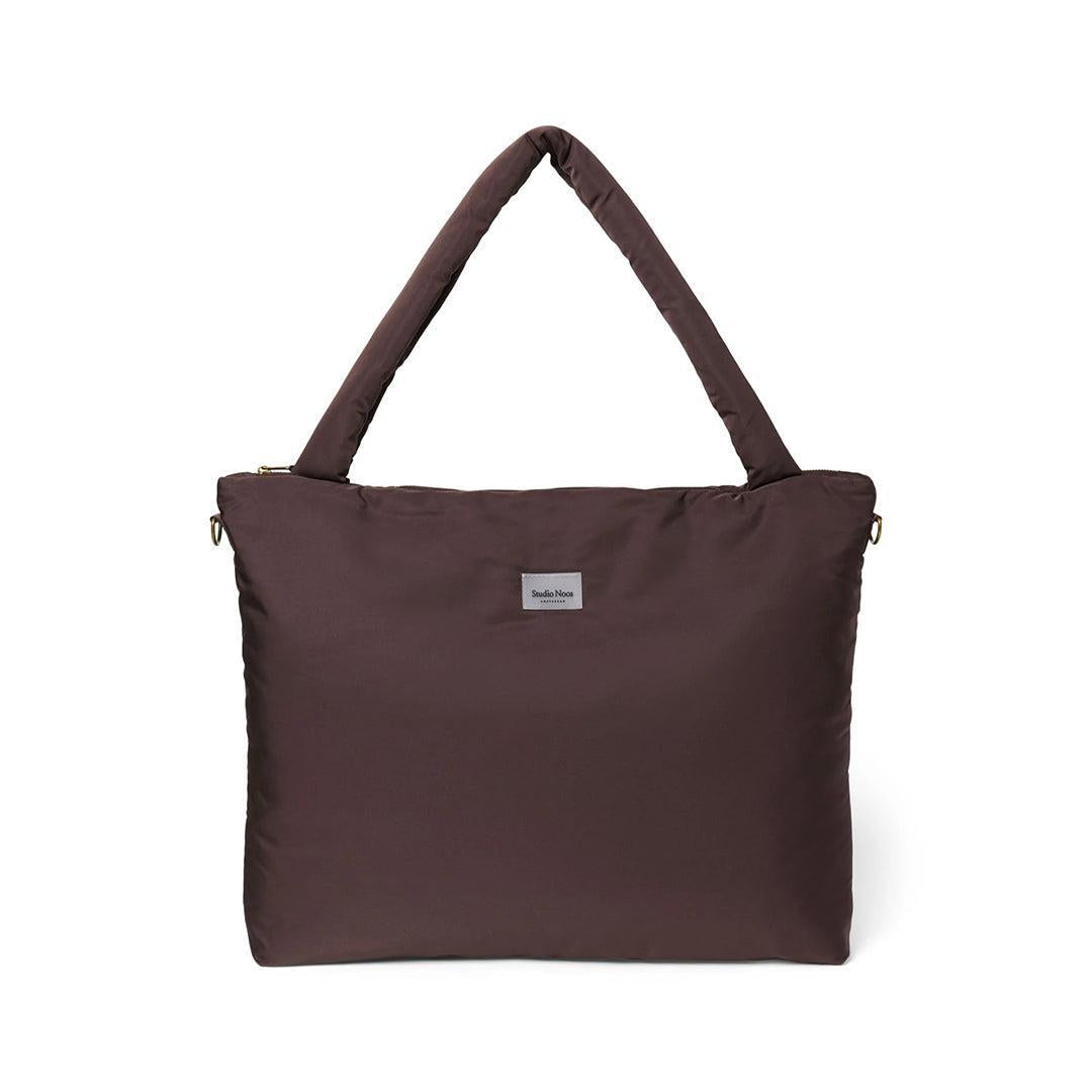 Studio Noos Brown Puffy Diaper Bag - Brown-Changing Bags-Brown-58cm X 42cm | Natural Baby Shower