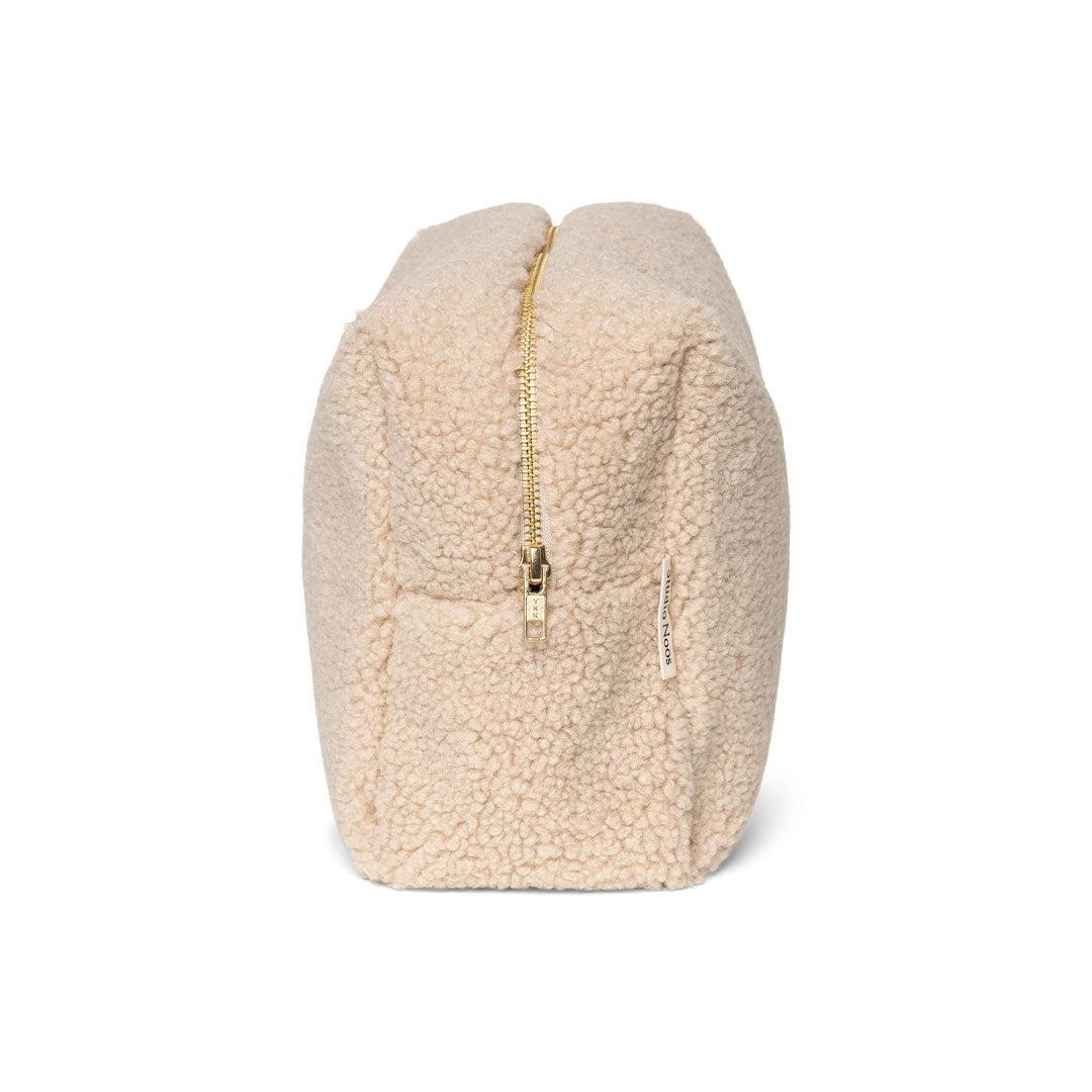 Studio Noos Ecru Teddy Toiletry Bag - Ecru-Changing Bag Pouches-Ecru-18 x 28 x 11cm | Natural Baby Shower