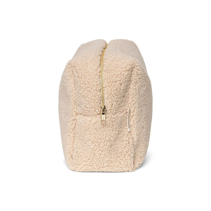 Studio Noos Ecru Teddy Toiletry Bag - Ecru-Changing Bag Pouches-Ecru-18 x 28 x 11cm | Natural Baby Shower