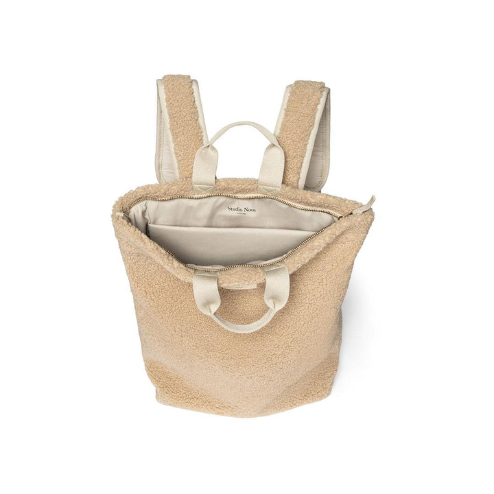 Studio Noos Teddy Adult Backpack + Stroller Straps - Ecru-Changing Bags-Ecru- | Natural Baby Shower