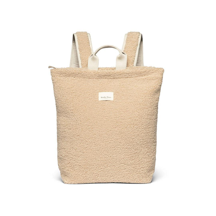 Studio Noos Teddy Adult Backpack + Stroller Straps - Ecru-Changing Bags-Ecru- | Natural Baby Shower