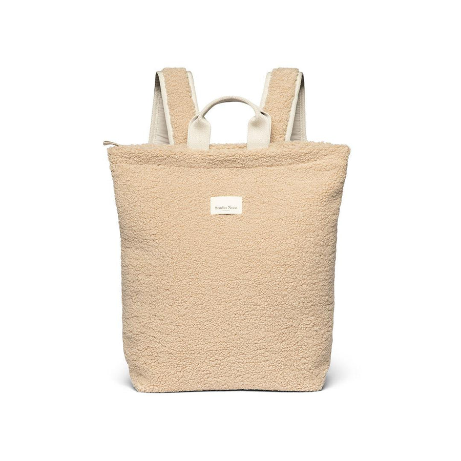 Studio Noos Teddy Adult Backpack + Stroller Straps - Ecru-Changing Bags-Ecru- | Natural Baby Shower