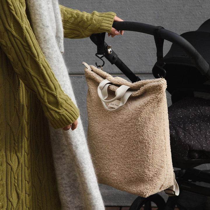 Studio Noos Teddy Adult Backpack + Stroller Straps - Ecru-Changing Bags-Ecru- | Natural Baby Shower