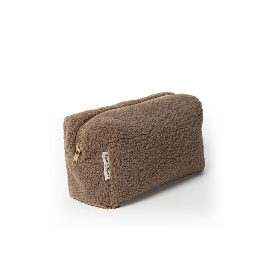 Studio Noos Teddy Pouch - Brown-Mini Bags-Brown- | Natural Baby Shower